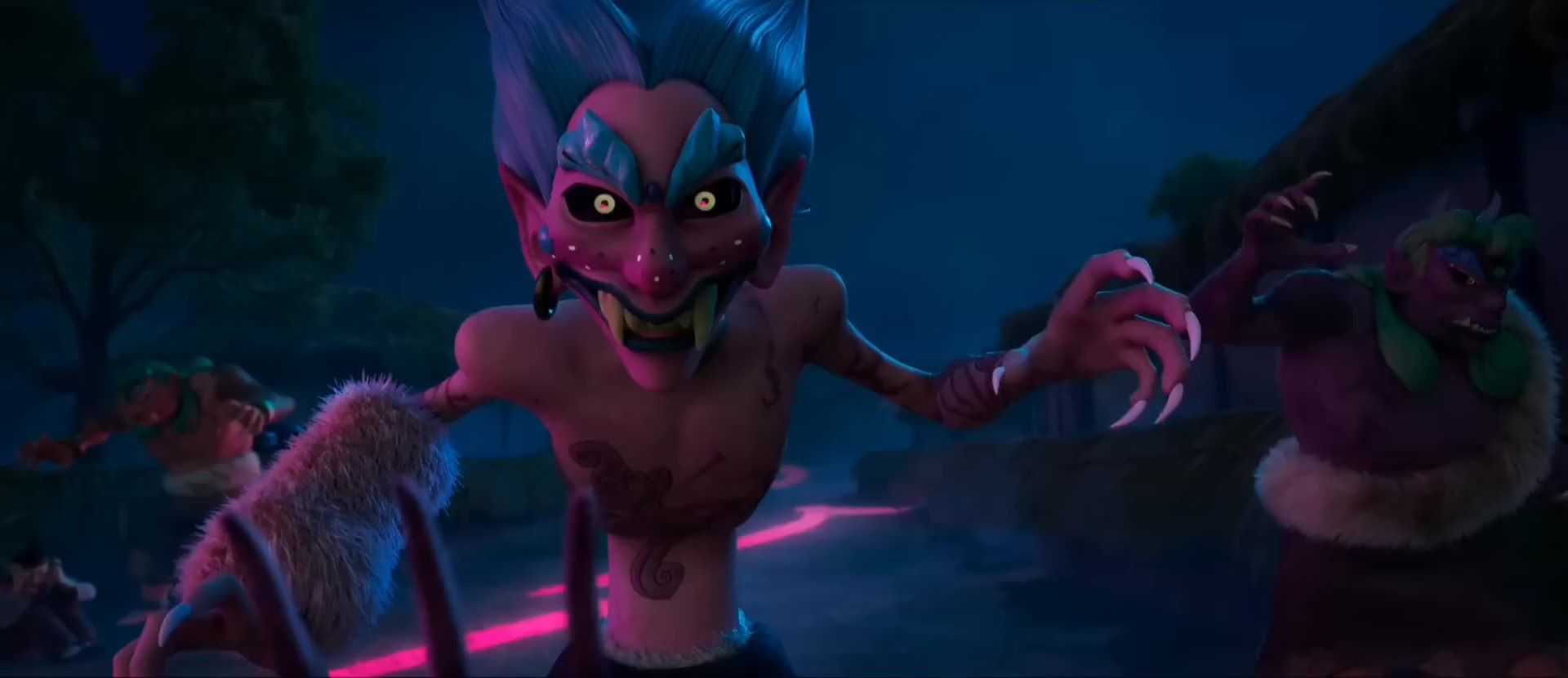 Demon appears in the village