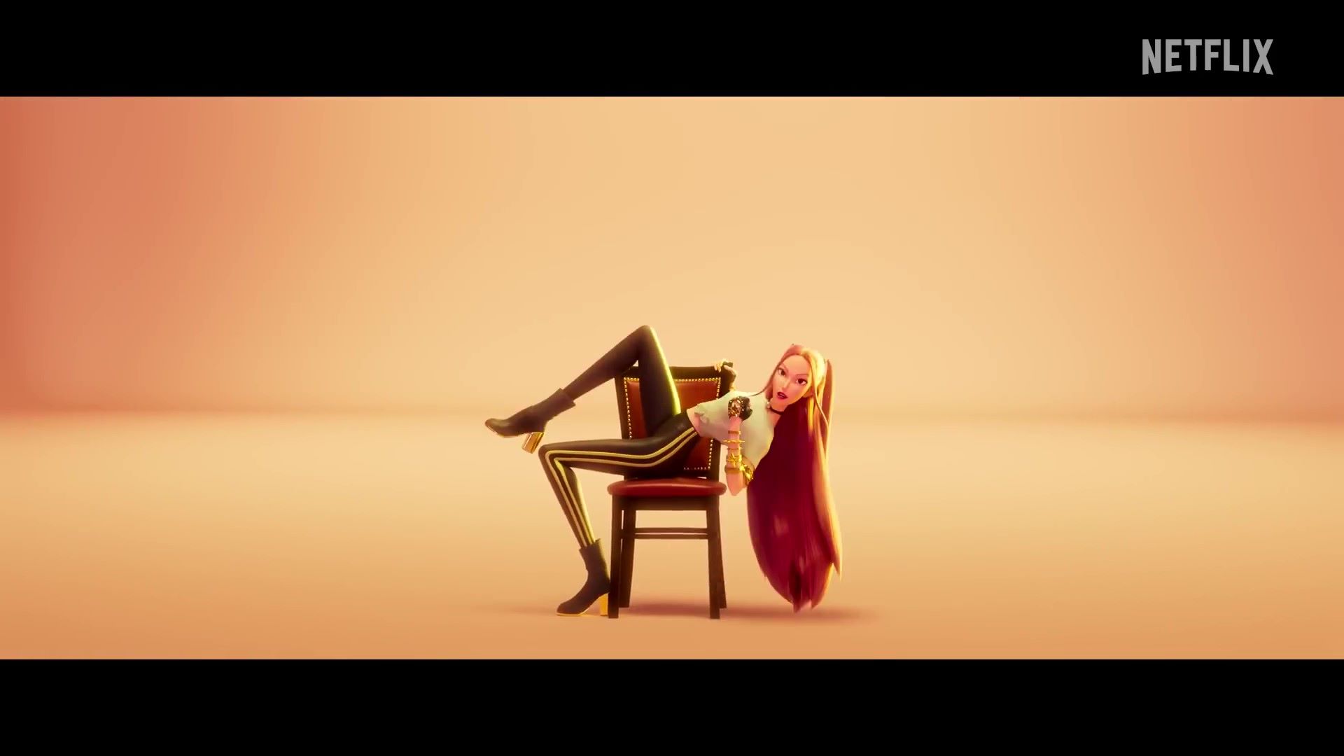 Mira dancing on the stool
