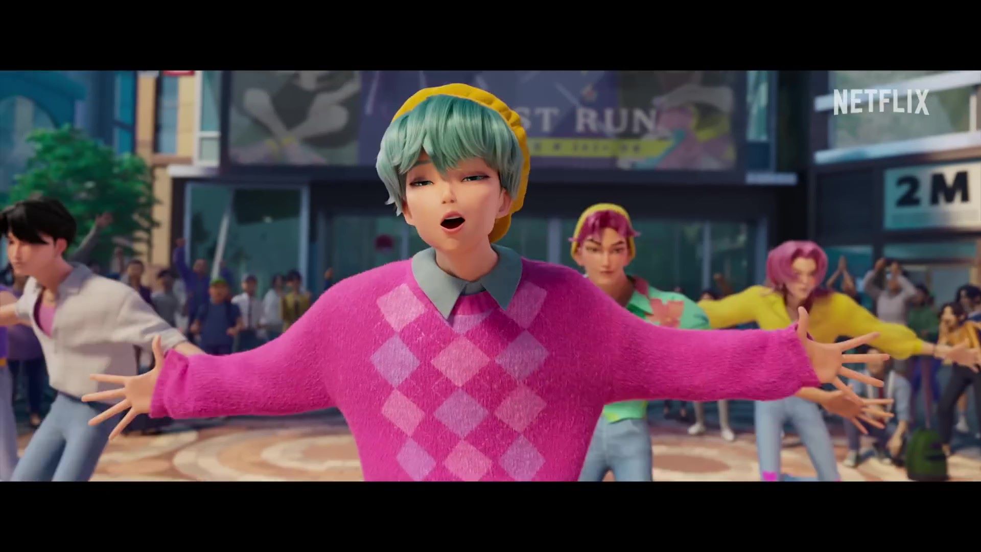 Baby leading the dance